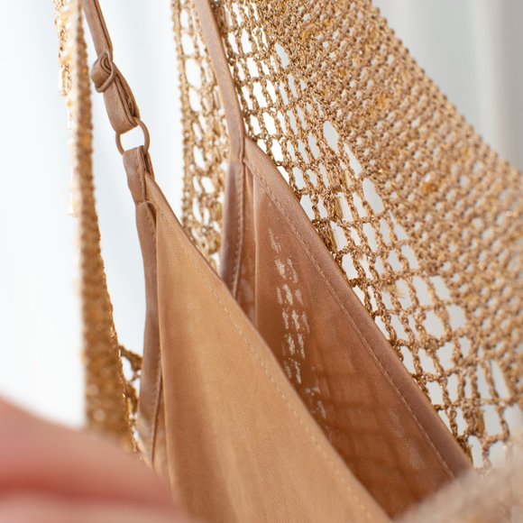 Gold Beaded sleeveless top - Picture 6 of 9